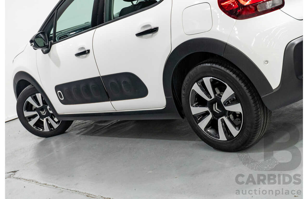3/2020 Citroen C3 Shine B618 MY20 4d Hatchback White Turbo 1.2L