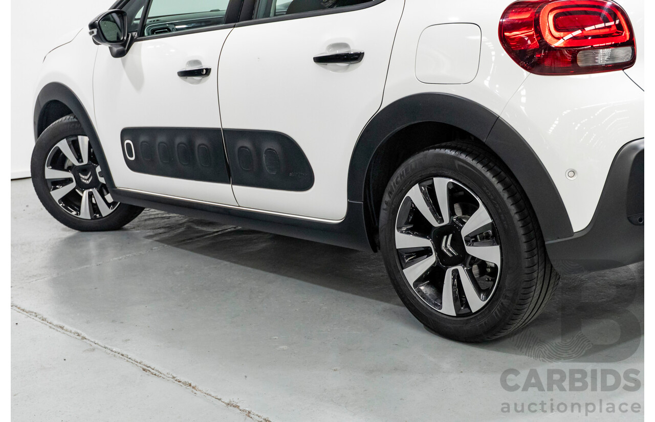 3/2020 Citroen C3 Shine B618 MY20 4d Hatchback White Turbo 1.2L