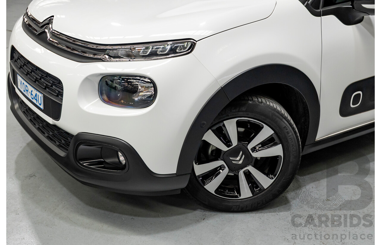 3/2020 Citroen C3 Shine B618 MY20 4d Hatchback White Turbo 1.2L