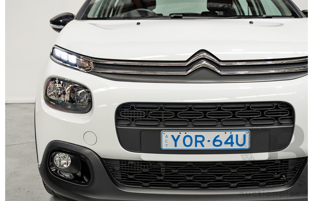 3/2020 Citroen C3 Shine B618 MY20 4d Hatchback White Turbo 1.2L
