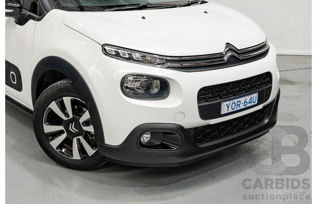 3/2020 Citroen C3 Shine B618 MY20 4d Hatchback White Turbo 1.2L