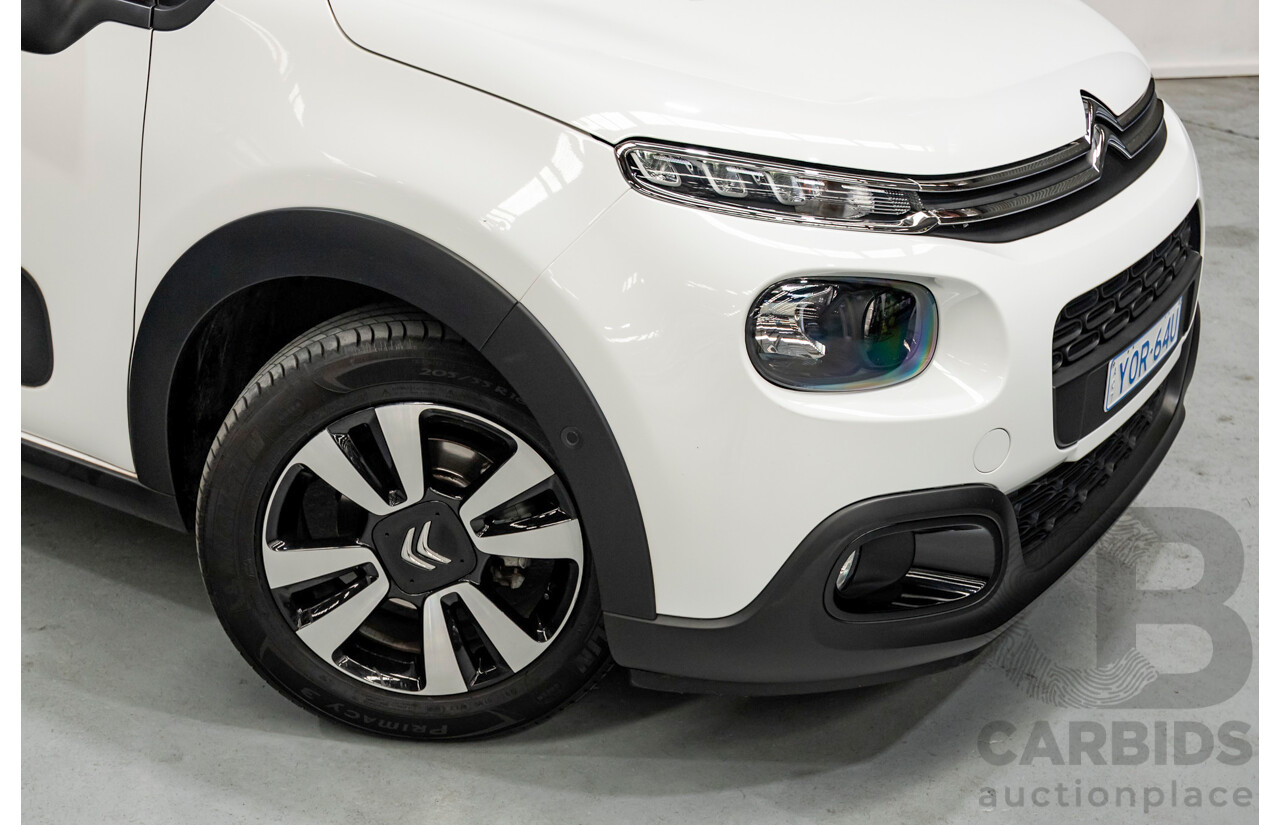 3/2020 Citroen C3 Shine B618 MY20 4d Hatchback White Turbo 1.2L