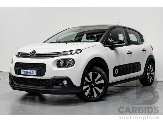 3/2020 Citroen C3 Shine B618 MY20 4d Hatchback White Turbo 1.2L