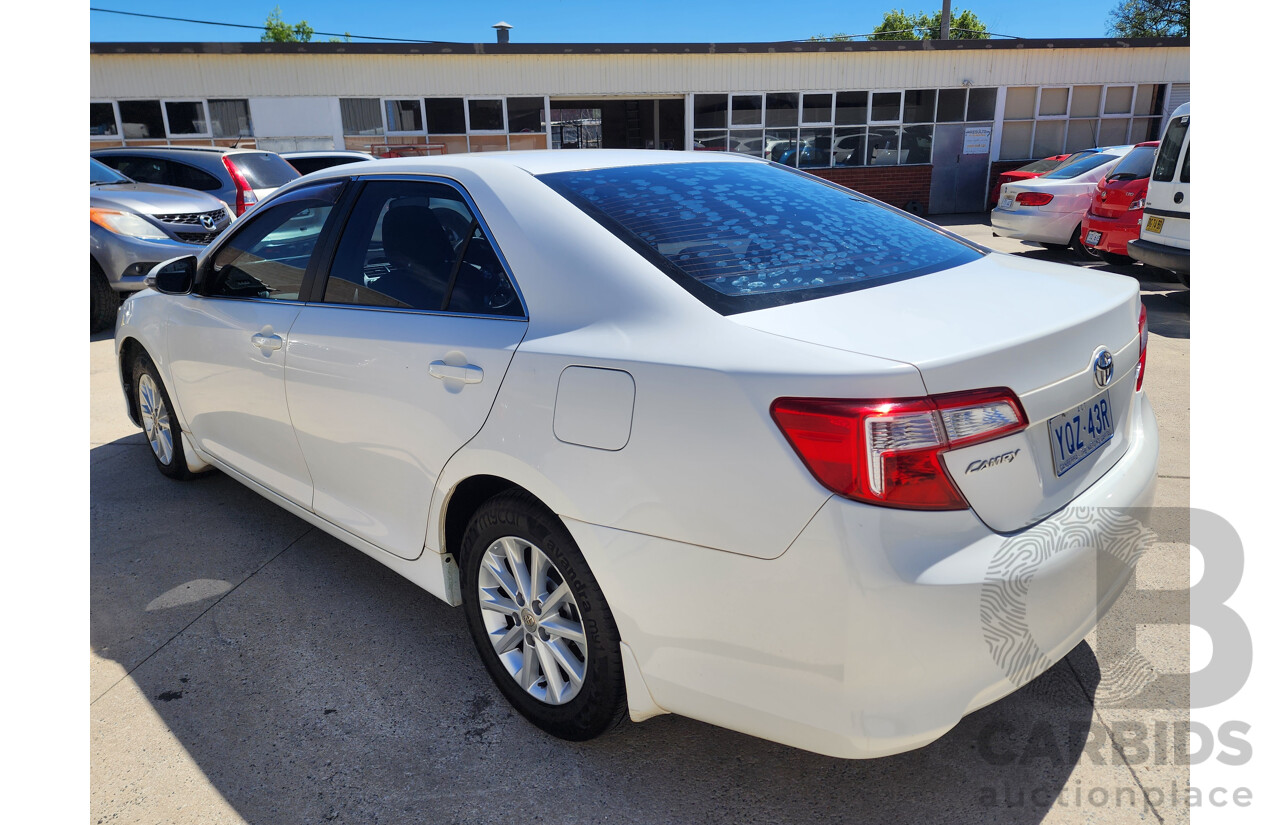 08/2013 Toyota Camry Altise ASV50R 4d Sedan White 2.5L