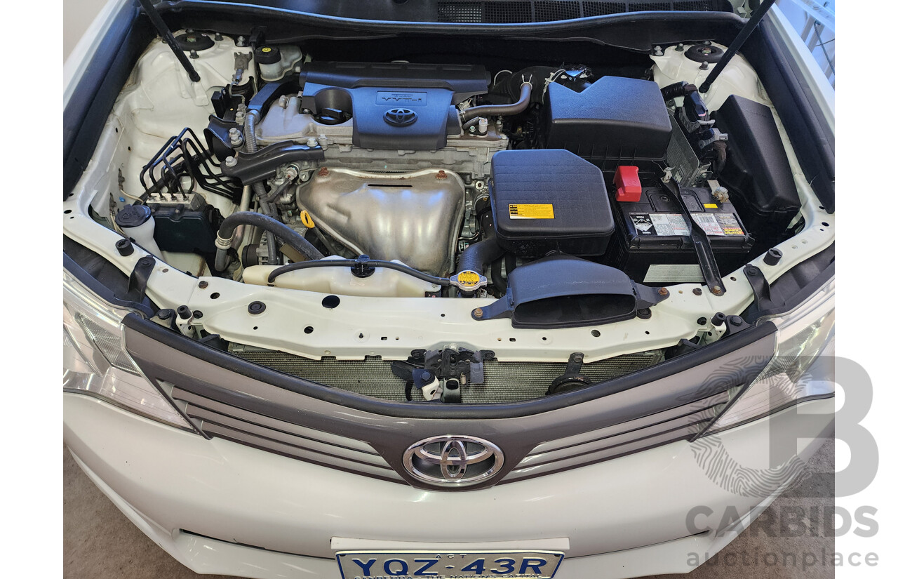 08/2013 Toyota Camry Altise ASV50R 4d Sedan White 2.5L