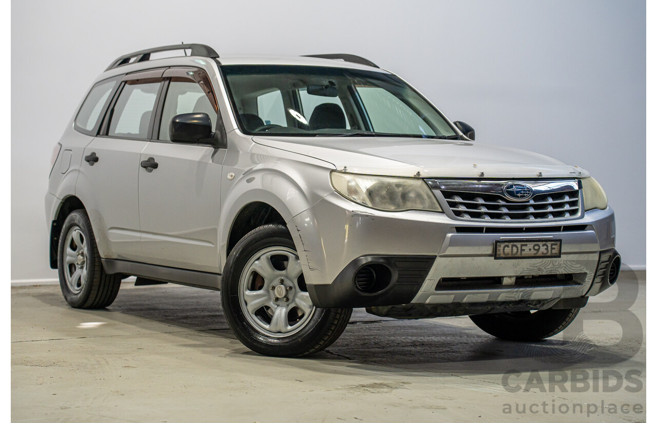 12/2011 Subaru Forester X AWD MY11 4d Wagon Silver 2.5L