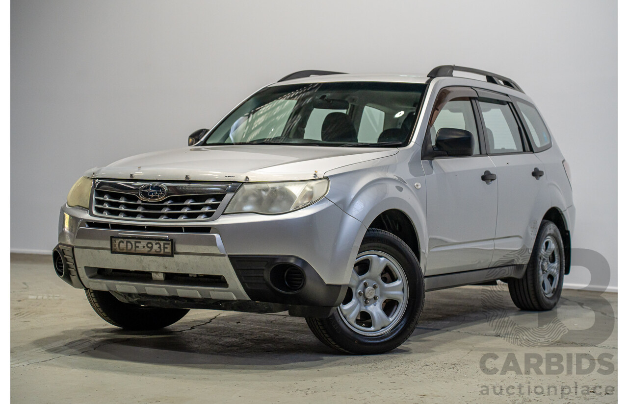 12/2011 Subaru Forester X AWD MY11 4d Wagon Silver 2.5L