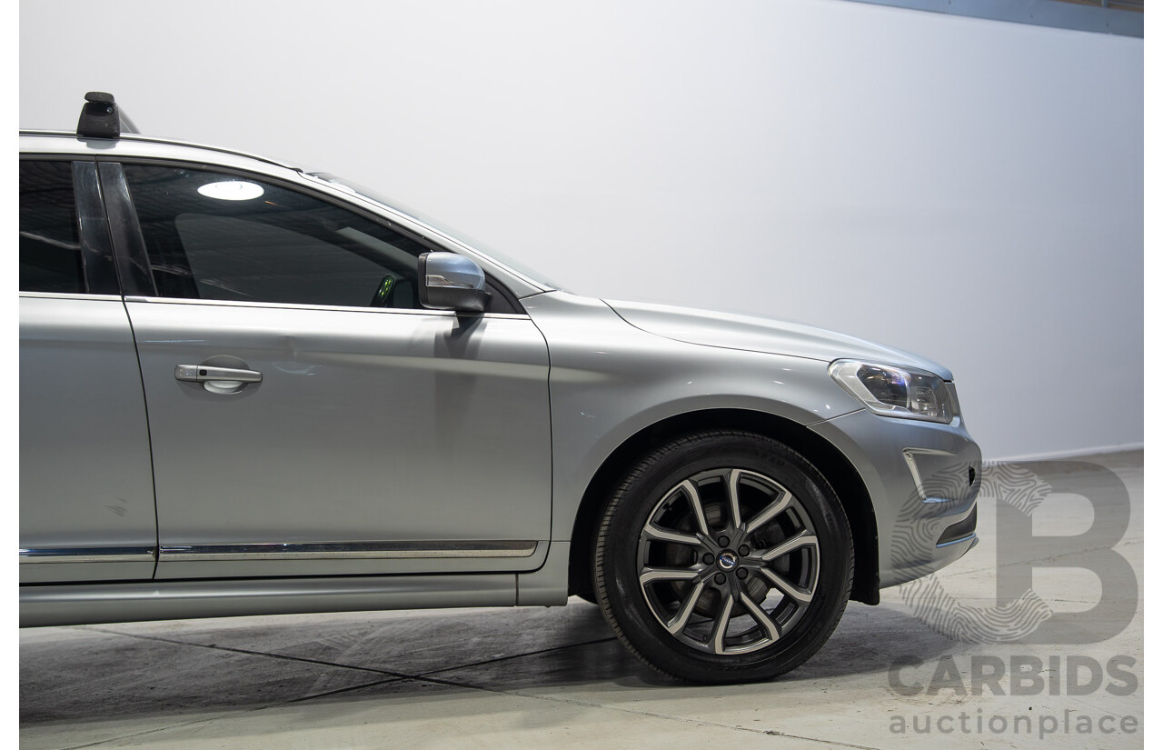 02/2017 Volvo XC60 D4 Luxury DZ MY17 4d Wagon Silver Twin Turbo Diesel 2.4L