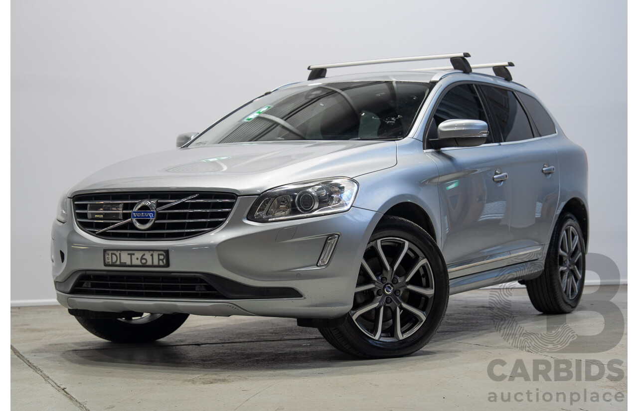 02/2017 Volvo XC60 D4 Luxury DZ MY17 4d Wagon Silver Twin Turbo Diesel 2.4L