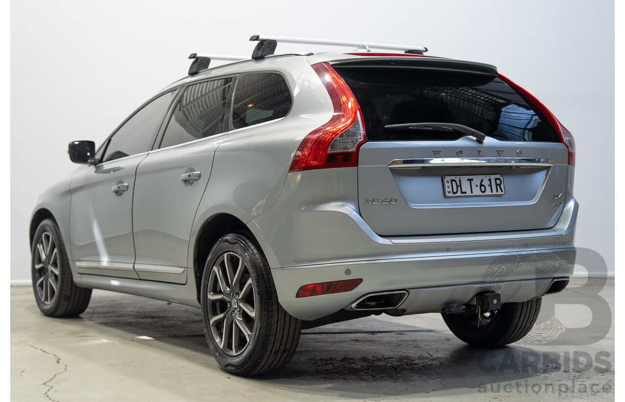 02/2017 Volvo XC60 D4 Luxury DZ MY17 4d Wagon Silver Twin Turbo Diesel 2.4L