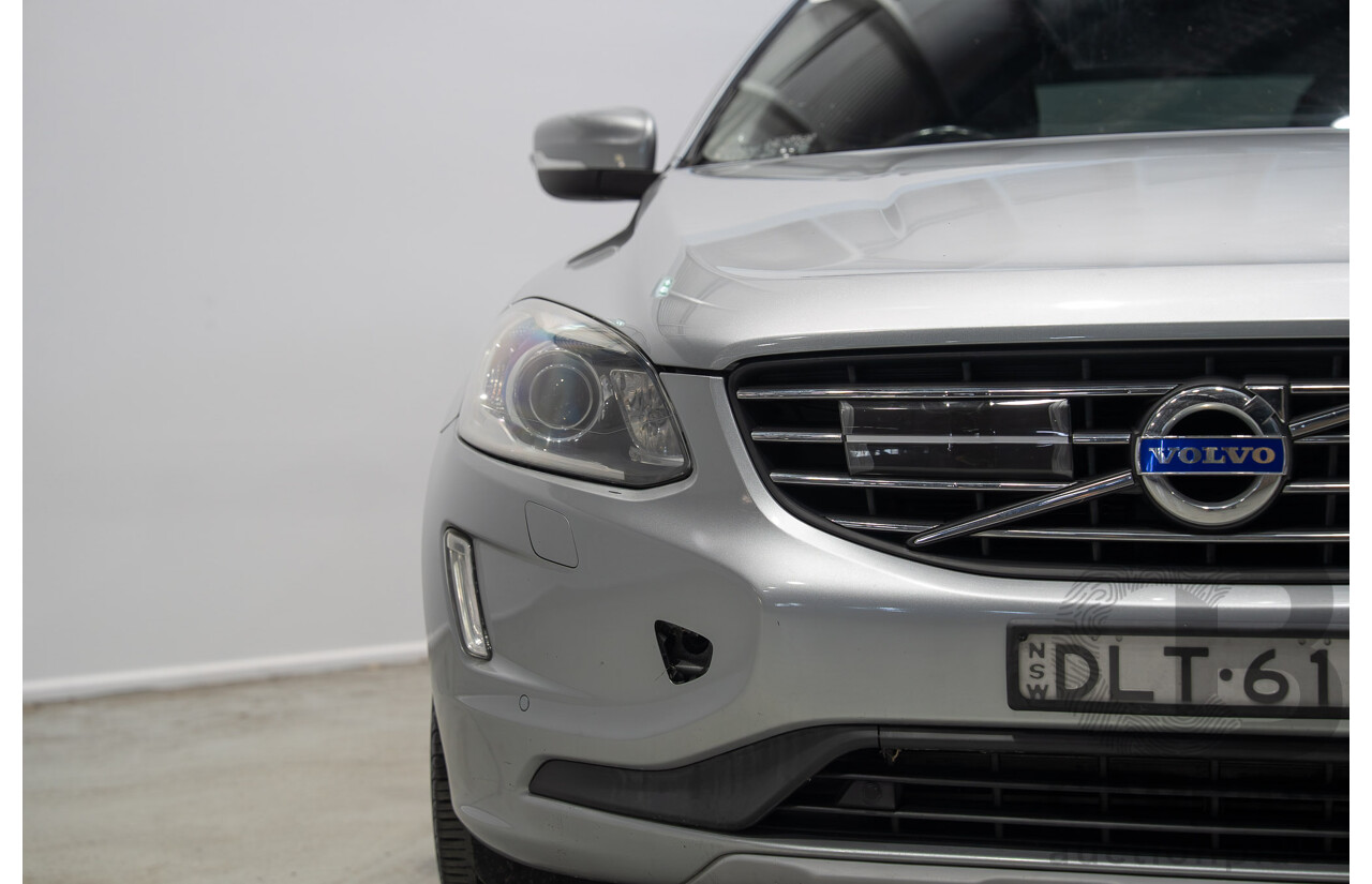 02/2017 Volvo XC60 D4 Luxury DZ MY17 4d Wagon Silver Twin Turbo Diesel 2.4L