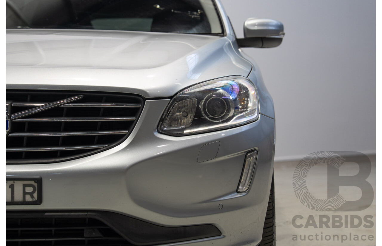02/2017 Volvo XC60 D4 Luxury DZ MY17 4d Wagon Silver Twin Turbo Diesel 2.4L