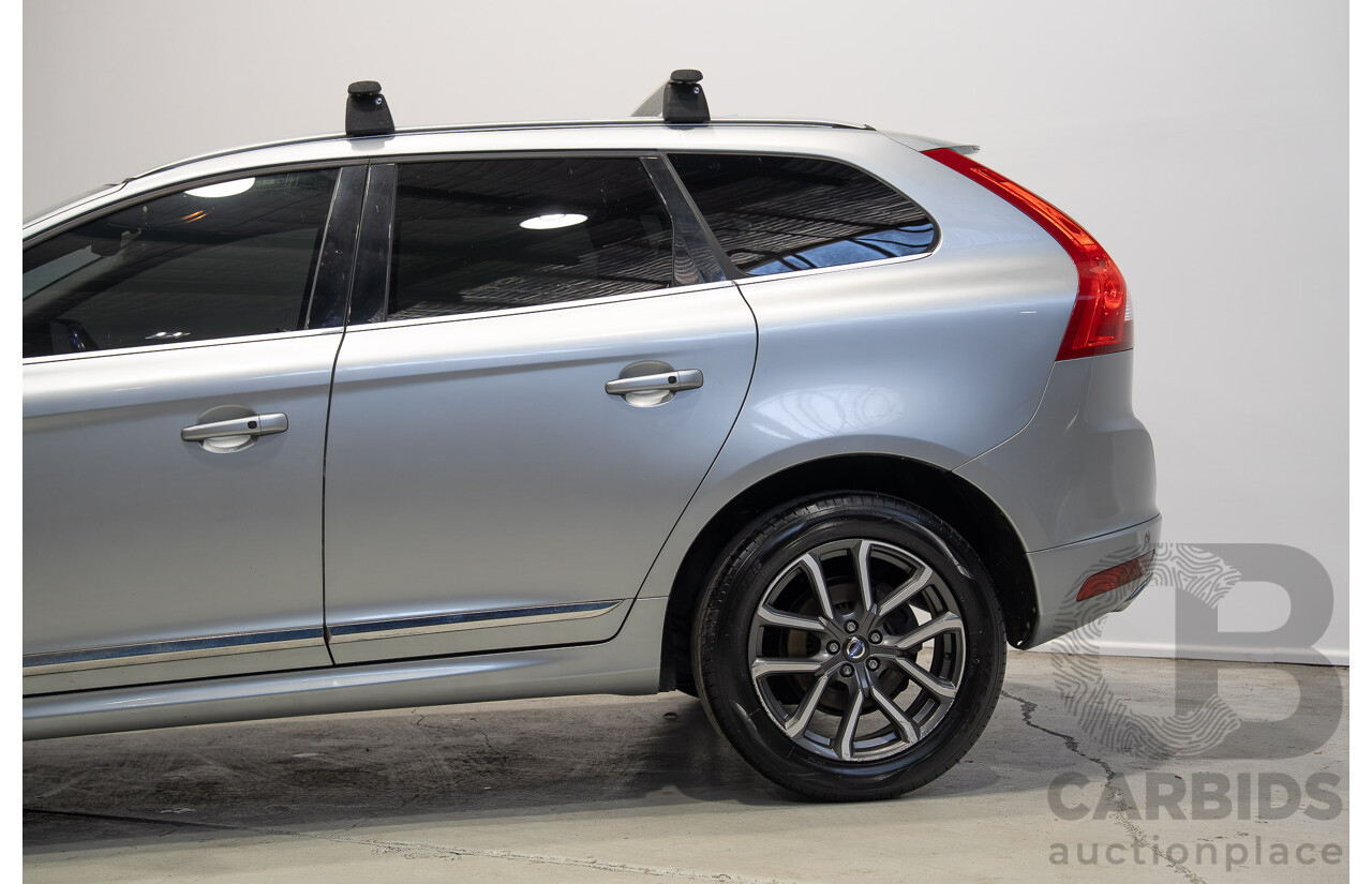 02/2017 Volvo XC60 D4 Luxury DZ MY17 4d Wagon Silver Twin Turbo Diesel 2.4L