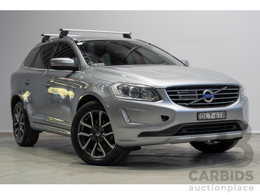 02/2017 Volvo XC60 D4 Luxury DZ MY17 4d Wagon Silver Twin Turbo Diesel 2.4L