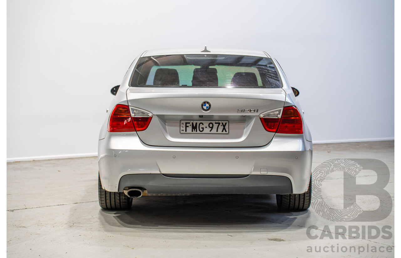 06/2008 BMW 320i Executive E90 08 Upgrade 4d Sedan Silver 2.0L