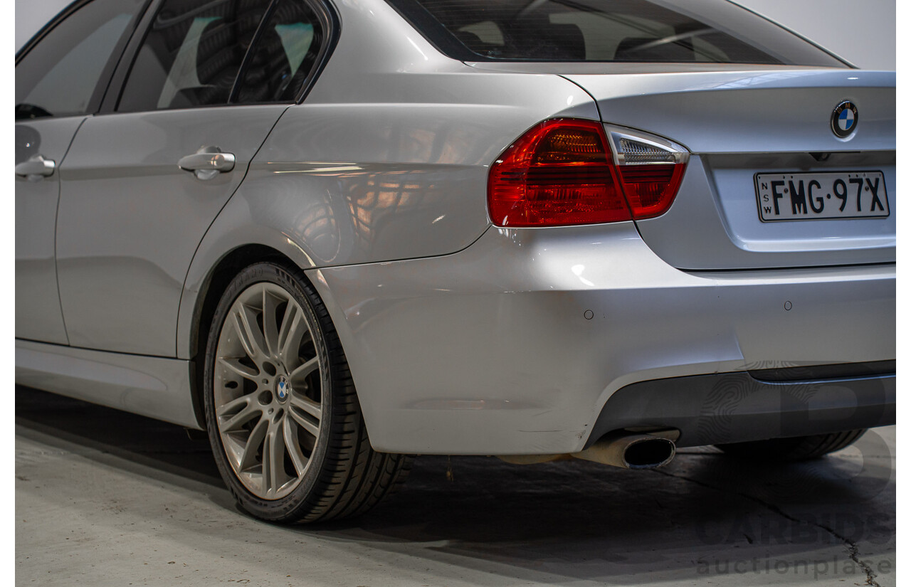 06/2008 BMW 320i Executive E90 08 Upgrade 4d Sedan Silver 2.0L