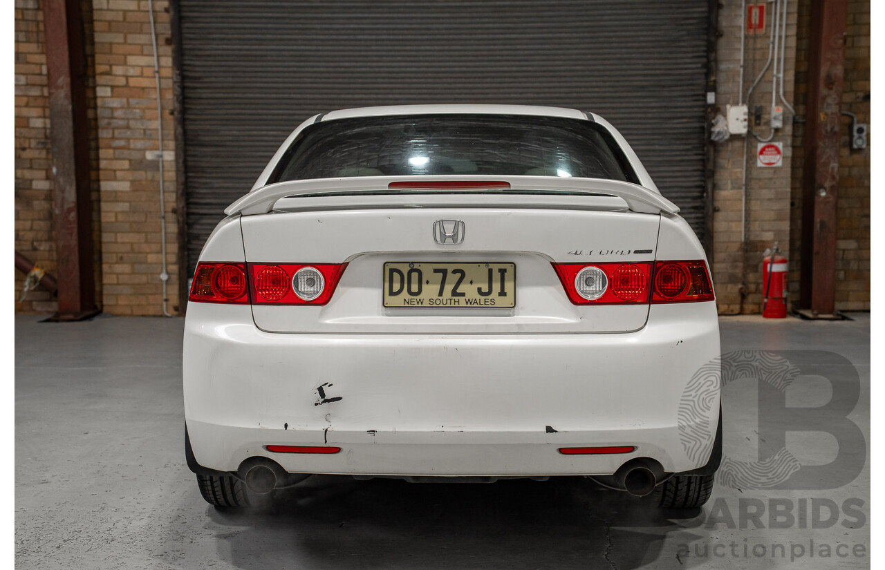 06/2005 Honda Accord Euro Luxury MY05 Upgrade 4d Sedan White 2.4L
