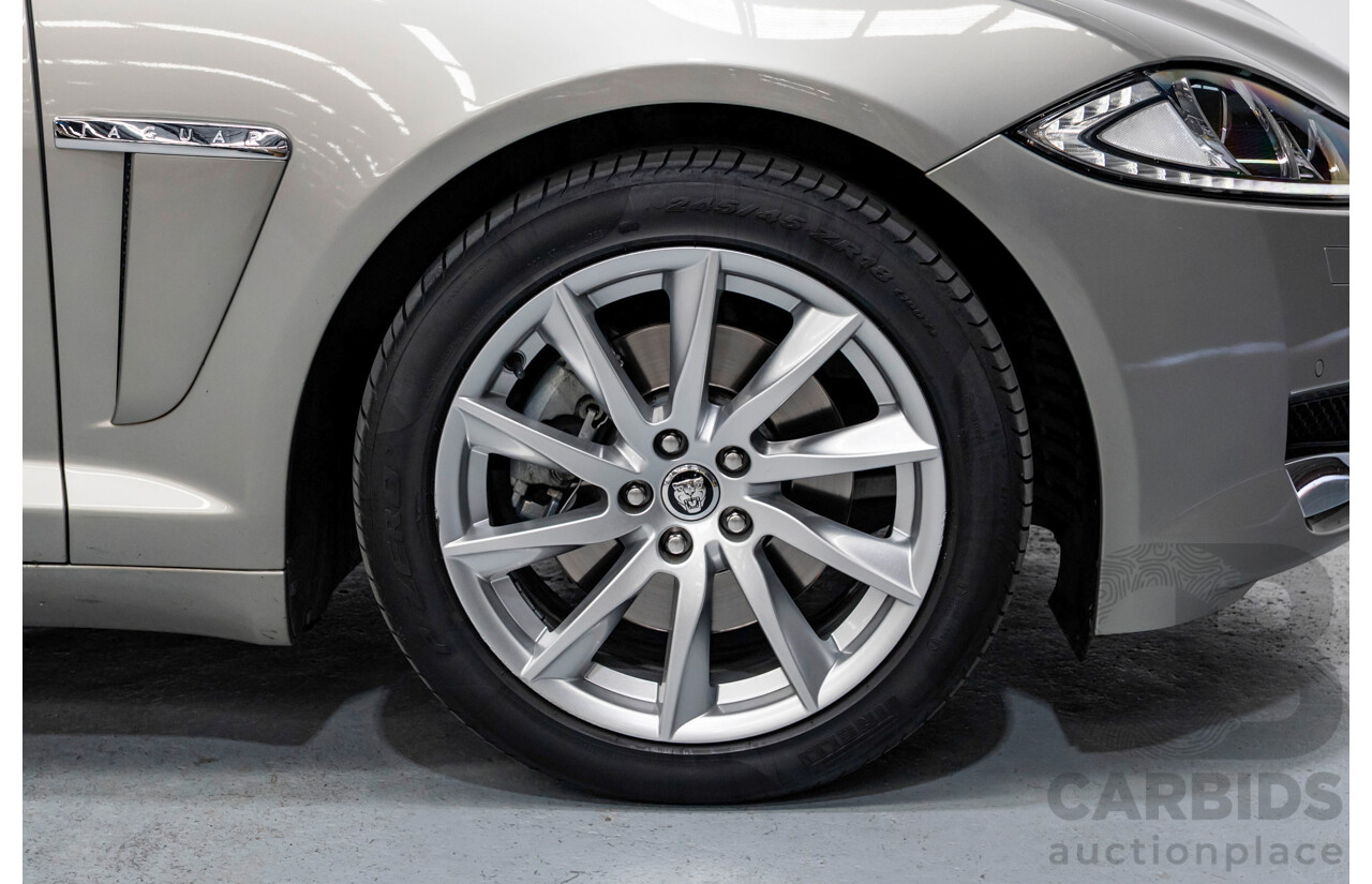 2013 Jaguar XF 2.0 Luxury MY13 4d Sedan Cashmere Gold Turbo 2.0L