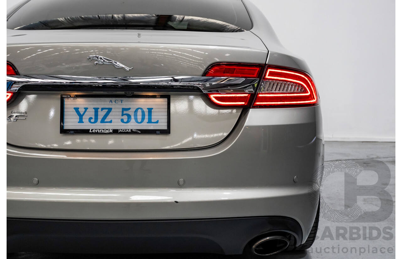 2013 Jaguar XF 2.0 Luxury MY13 4d Sedan Cashmere Gold Turbo 2.0L