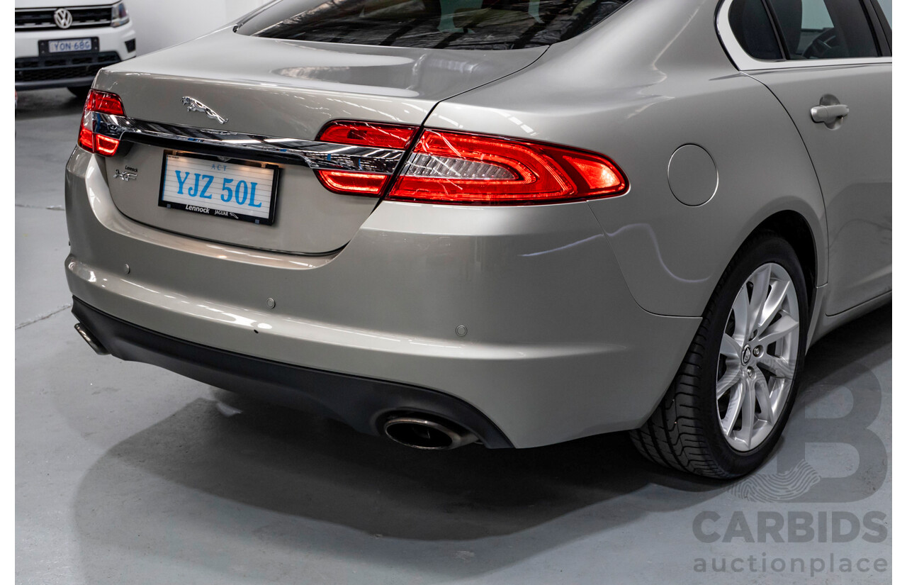 2013 Jaguar XF 2.0 Luxury MY13 4d Sedan Cashmere Gold Turbo 2.0L