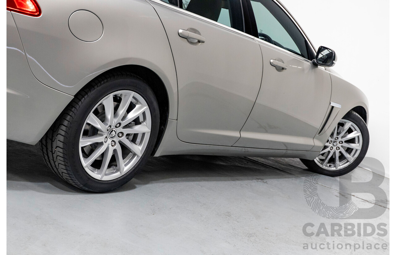 2013 Jaguar XF 2.0 Luxury MY13 4d Sedan Cashmere Gold Turbo 2.0L