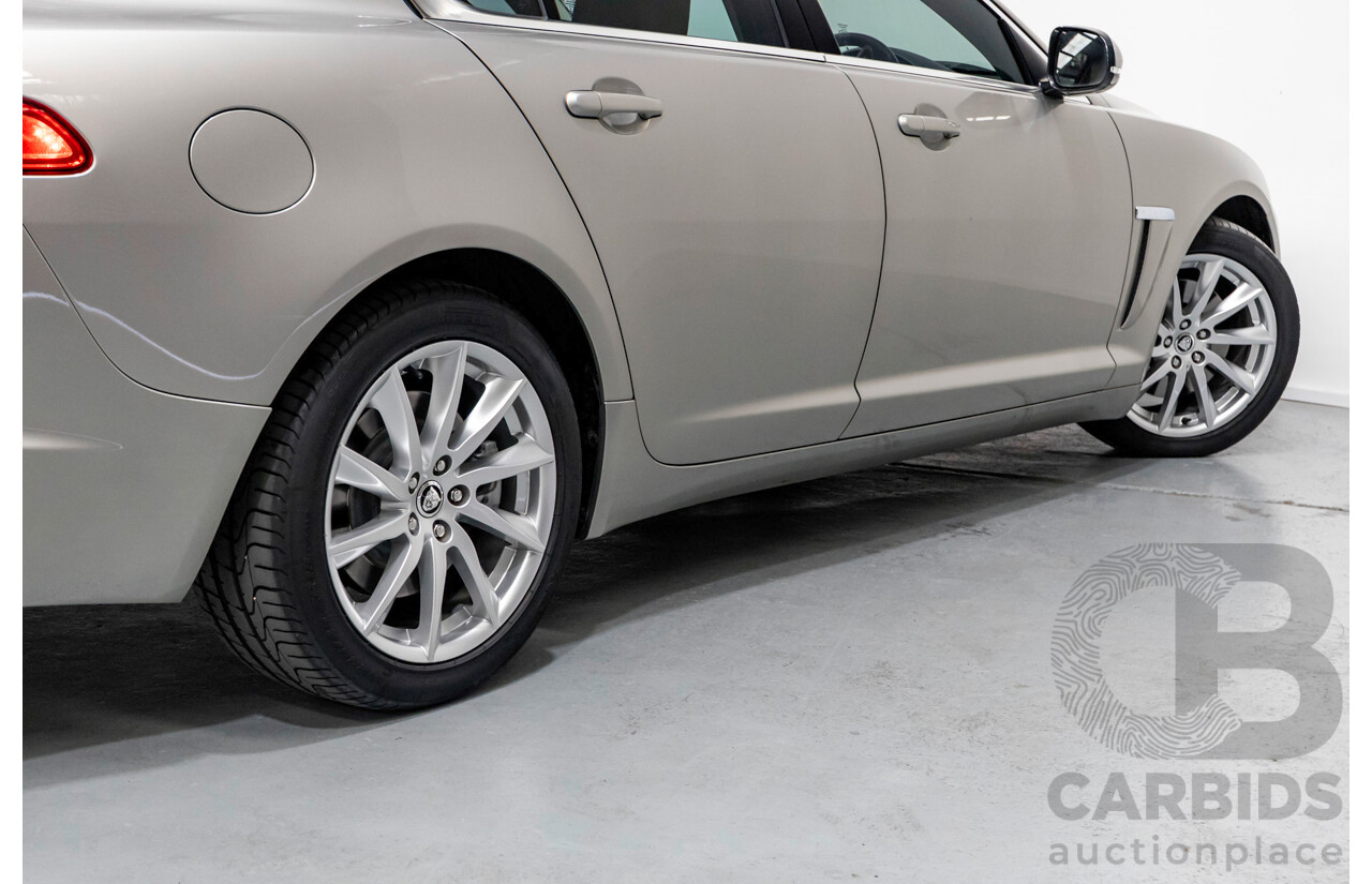 2013 Jaguar XF 2.0 Luxury MY13 4d Sedan Cashmere Gold Turbo 2.0L