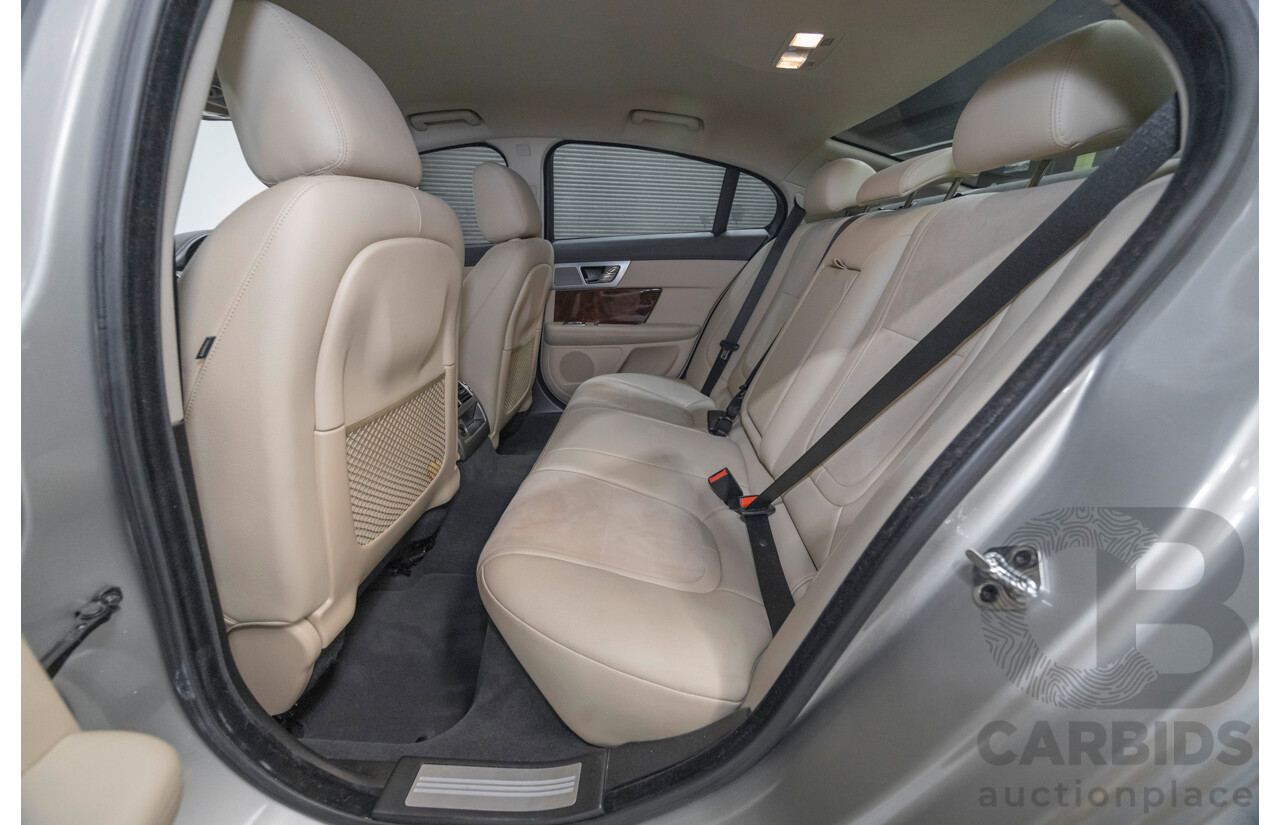 2013 Jaguar XF 2.0 Luxury MY13 4d Sedan Cashmere Gold Turbo 2.0L