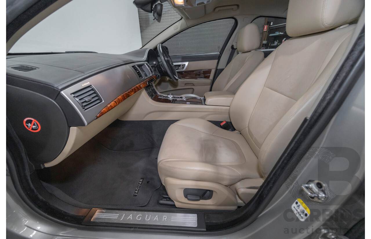 2013 Jaguar XF 2.0 Luxury MY13 4d Sedan Cashmere Gold Turbo 2.0L