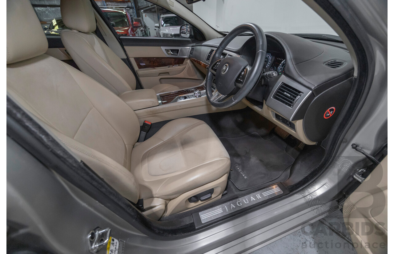 2013 Jaguar XF 2.0 Luxury MY13 4d Sedan Cashmere Gold Turbo 2.0L