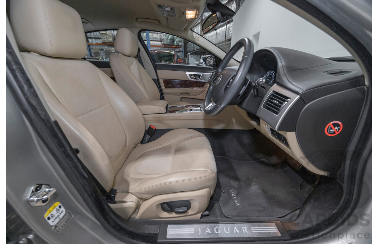 2013 Jaguar XF 2.0 Luxury MY13 4d Sedan Cashmere Gold Turbo 2.0L