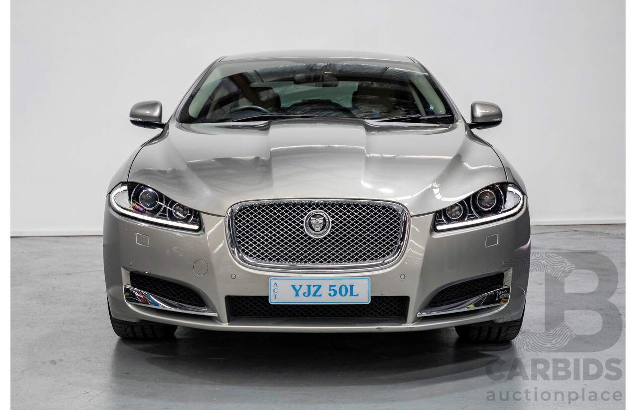 2013 Jaguar XF 2.0 Luxury MY13 4d Sedan Cashmere Gold Turbo 2.0L