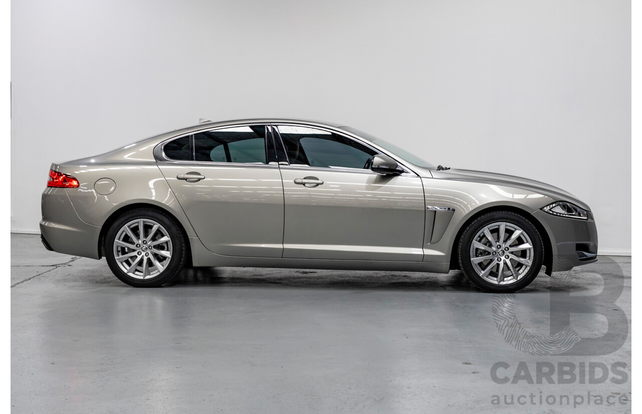 2013 Jaguar XF 2.0 Luxury MY13 4d Sedan Cashmere Gold Turbo 2.0L
