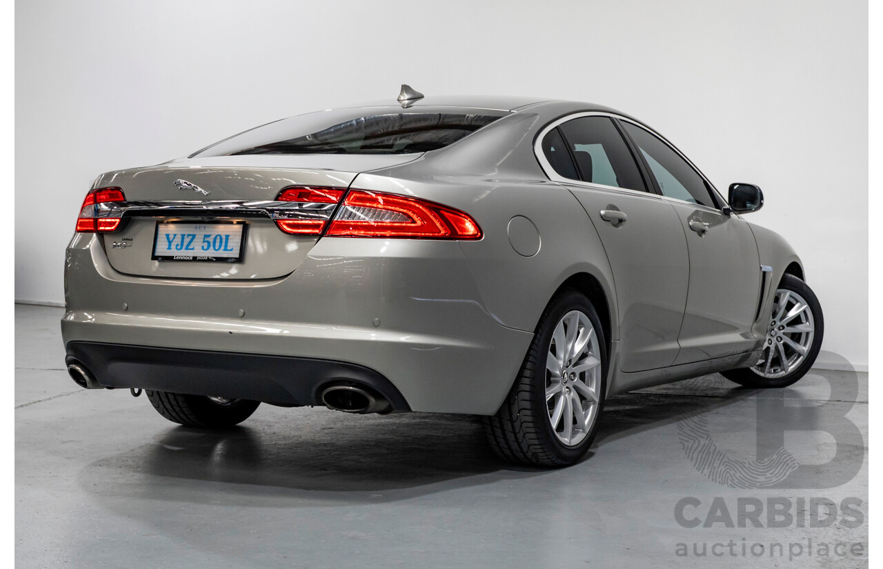 2013 Jaguar XF 2.0 Luxury MY13 4d Sedan Cashmere Gold Turbo 2.0L
