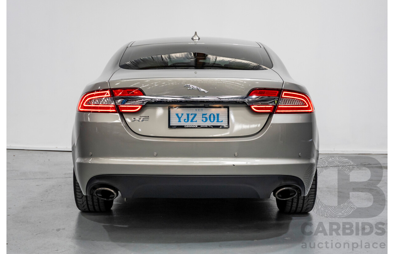2013 Jaguar XF 2.0 Luxury MY13 4d Sedan Cashmere Gold Turbo 2.0L