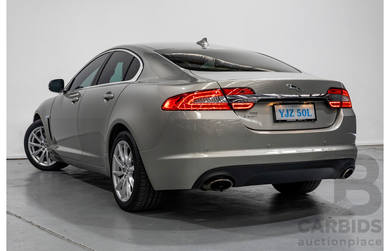 2013 Jaguar XF 2.0 Luxury MY13 4d Sedan Cashmere Gold Turbo 2.0L