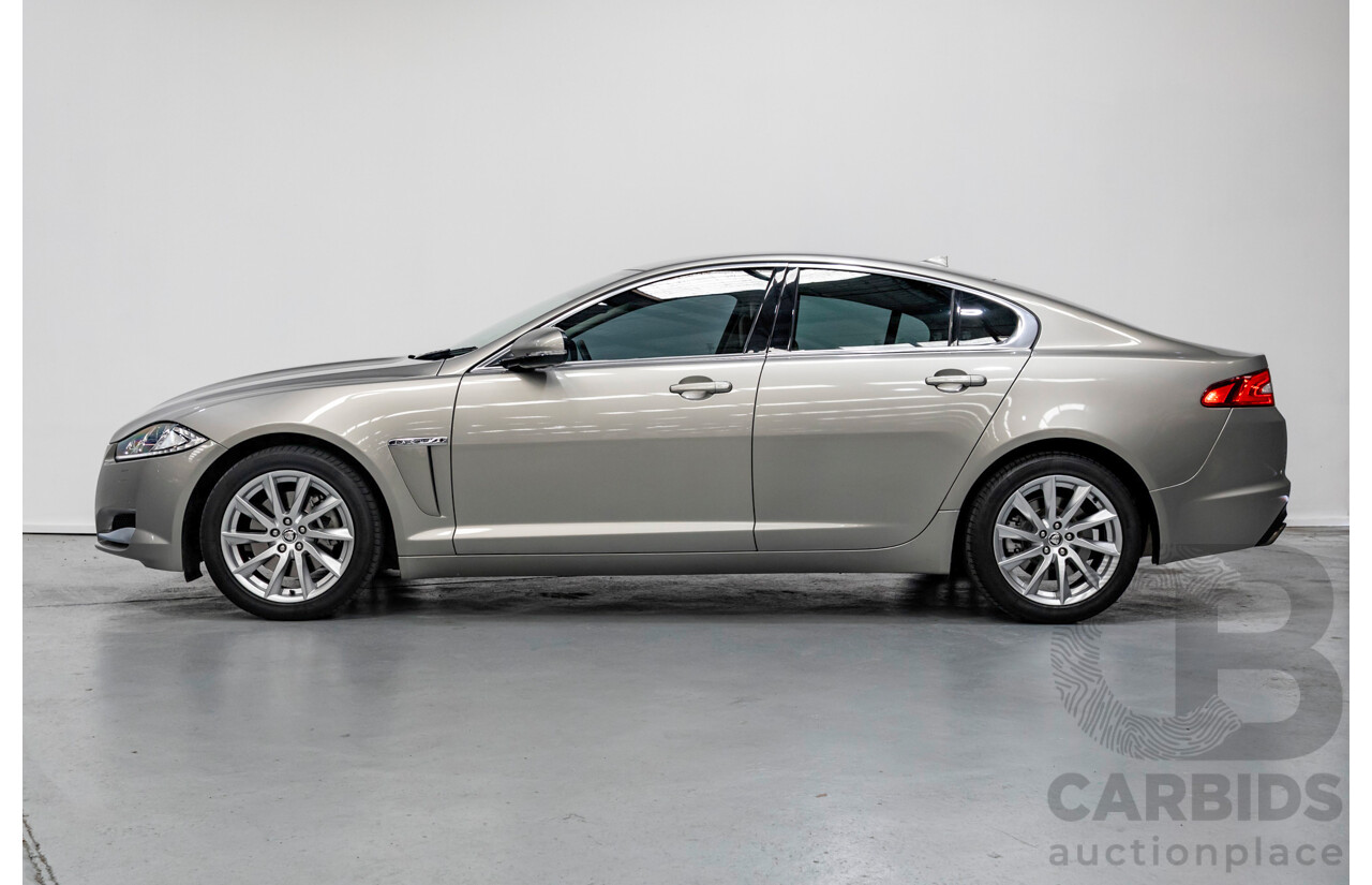 2013 Jaguar XF 2.0 Luxury MY13 4d Sedan Cashmere Gold Turbo 2.0L