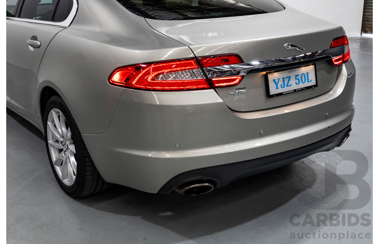2013 Jaguar XF 2.0 Luxury MY13 4d Sedan Cashmere Gold Turbo 2.0L