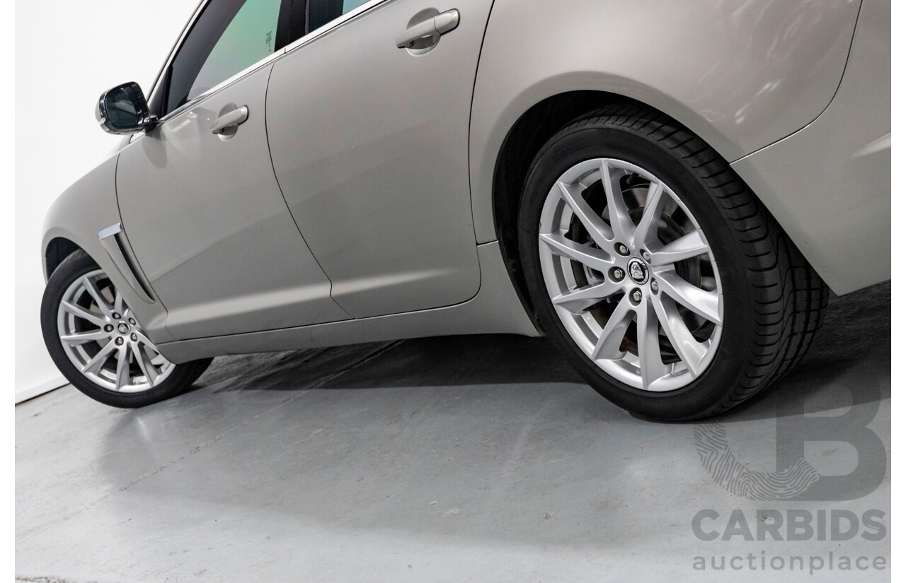 2013 Jaguar XF 2.0 Luxury MY13 4d Sedan Cashmere Gold Turbo 2.0L