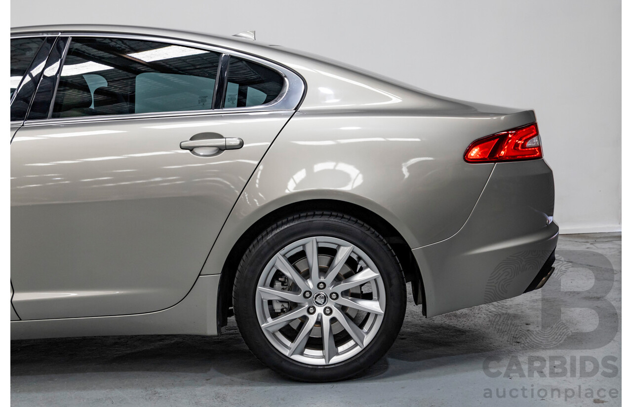 2013 Jaguar XF 2.0 Luxury MY13 4d Sedan Cashmere Gold Turbo 2.0L