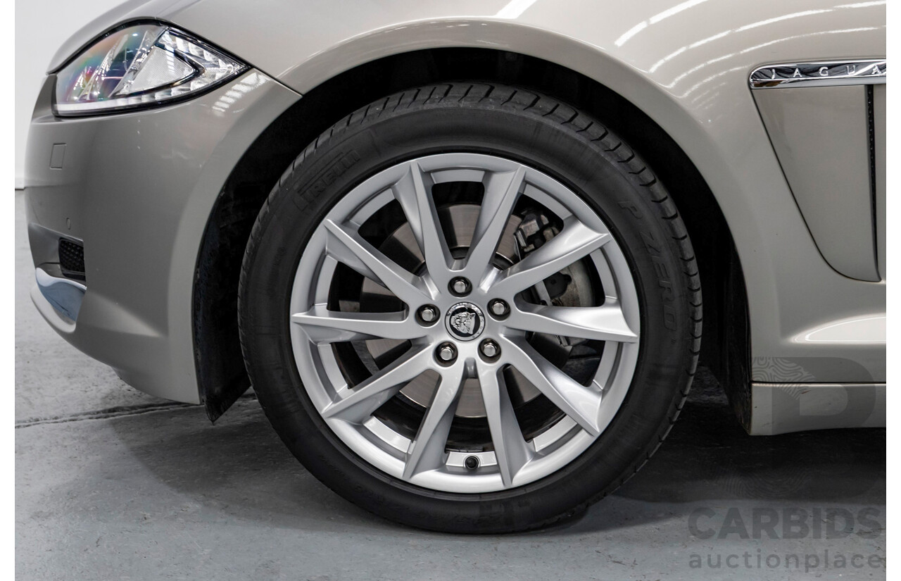 2013 Jaguar XF 2.0 Luxury MY13 4d Sedan Cashmere Gold Turbo 2.0L