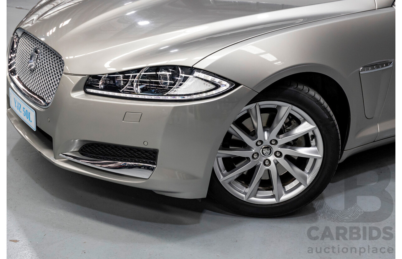 2013 Jaguar XF 2.0 Luxury MY13 4d Sedan Cashmere Gold Turbo 2.0L