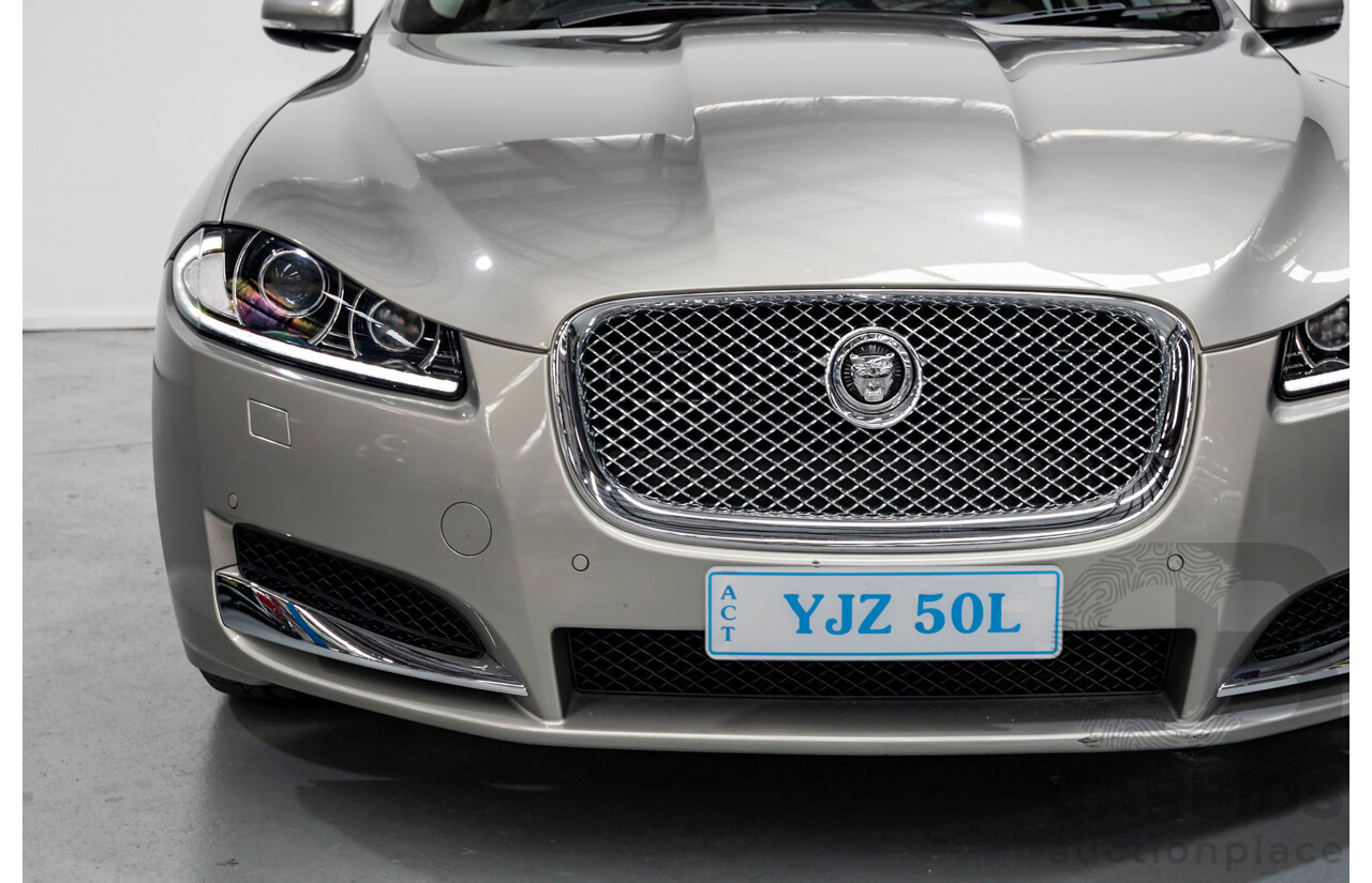 2013 Jaguar XF 2.0 Luxury MY13 4d Sedan Cashmere Gold Turbo 2.0L