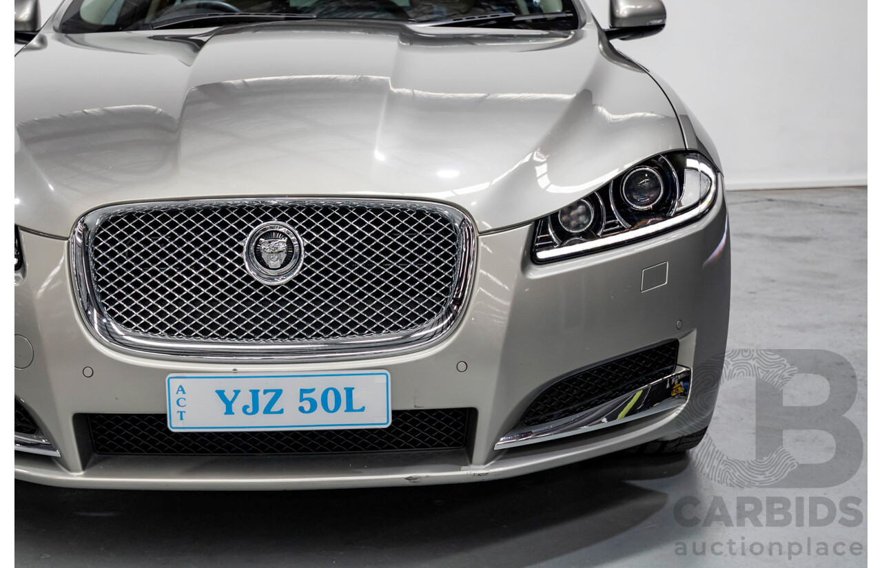 2013 Jaguar XF 2.0 Luxury MY13 4d Sedan Cashmere Gold Turbo 2.0L