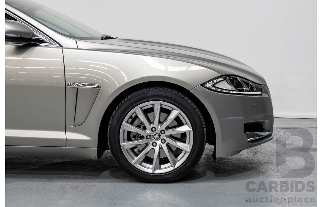 2013 Jaguar XF 2.0 Luxury MY13 4d Sedan Cashmere Gold Turbo 2.0L