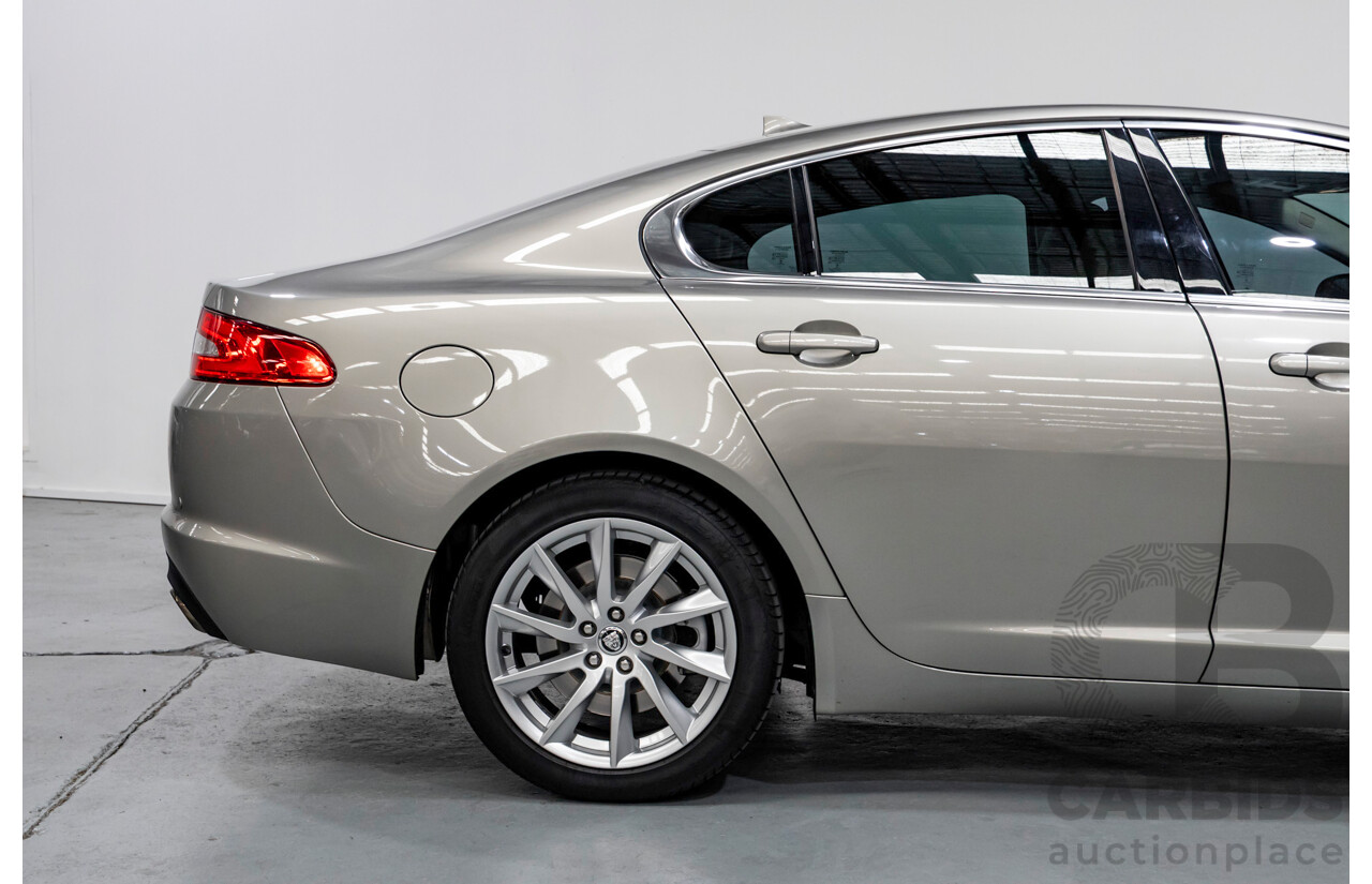 2013 Jaguar XF 2.0 Luxury MY13 4d Sedan Cashmere Gold Turbo 2.0L