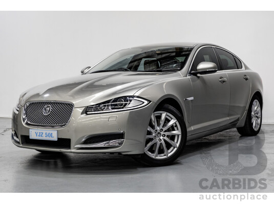 2013 Jaguar XF 2.0 Luxury MY13 4d Sedan Cashmere Gold Turbo 2.0L