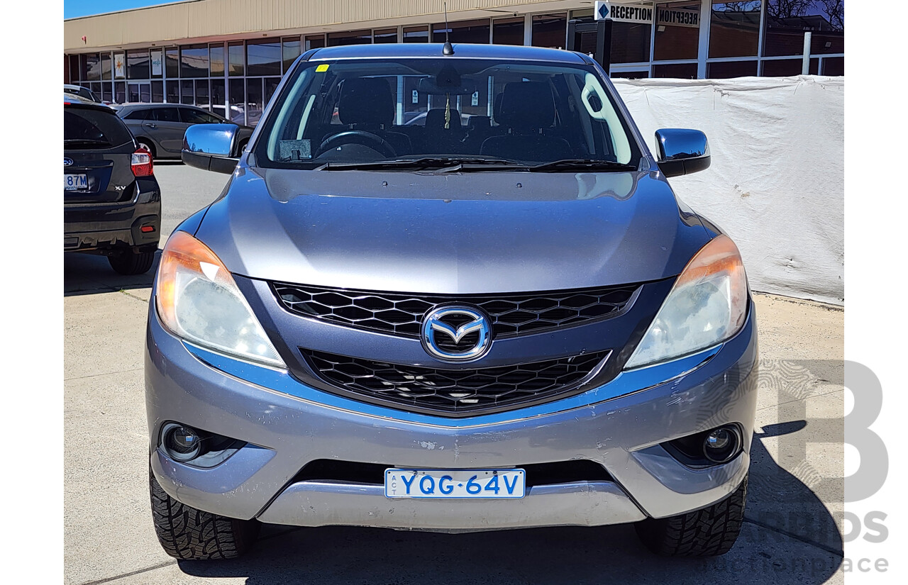 08/2012 Mazda Bt50 GT (4x4) Dual Cab Utility Grey 3.2L