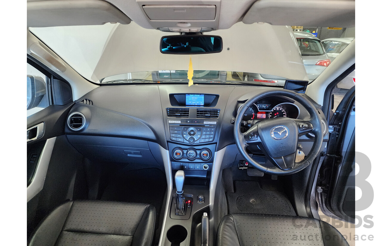 08/2012 Mazda Bt50 GT (4x4)  Dual Cab Utility Grey 3.2L