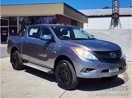 08/2012 Mazda Bt50 GT (4x4)  Dual Cab Utility Grey 3.2L