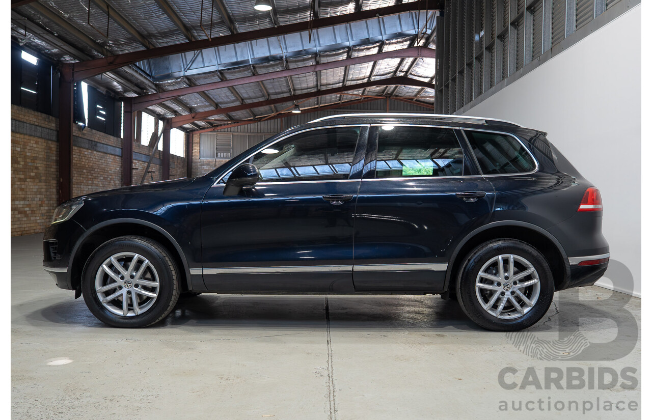 03/2018 Volkswagen Touareg 150 TDI Element 7P MY18 4d Wagon Blue Turbo Diesel 3.0L